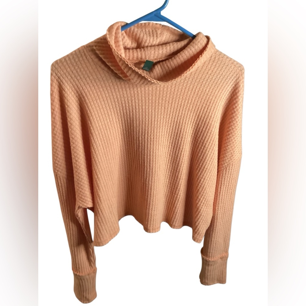 Wild Fable Apricot Cowl Neck Sweater